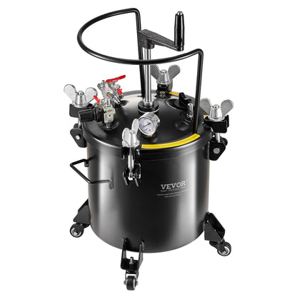 Sprühfarbe Druckbehälter Tank 20L/5gal mit Rädern Leck Reparatur Dichtmittel