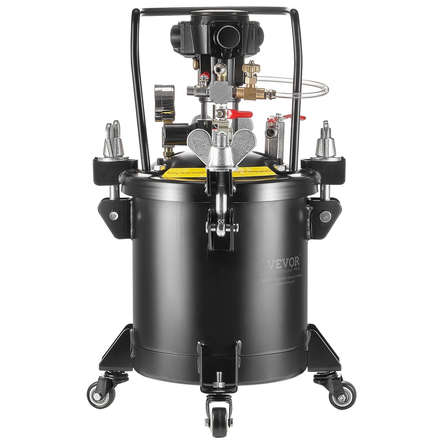 Spray Paint Pressure Pot Tank 10 L/2,5 gal Helautomatisk omrörning 70 psi