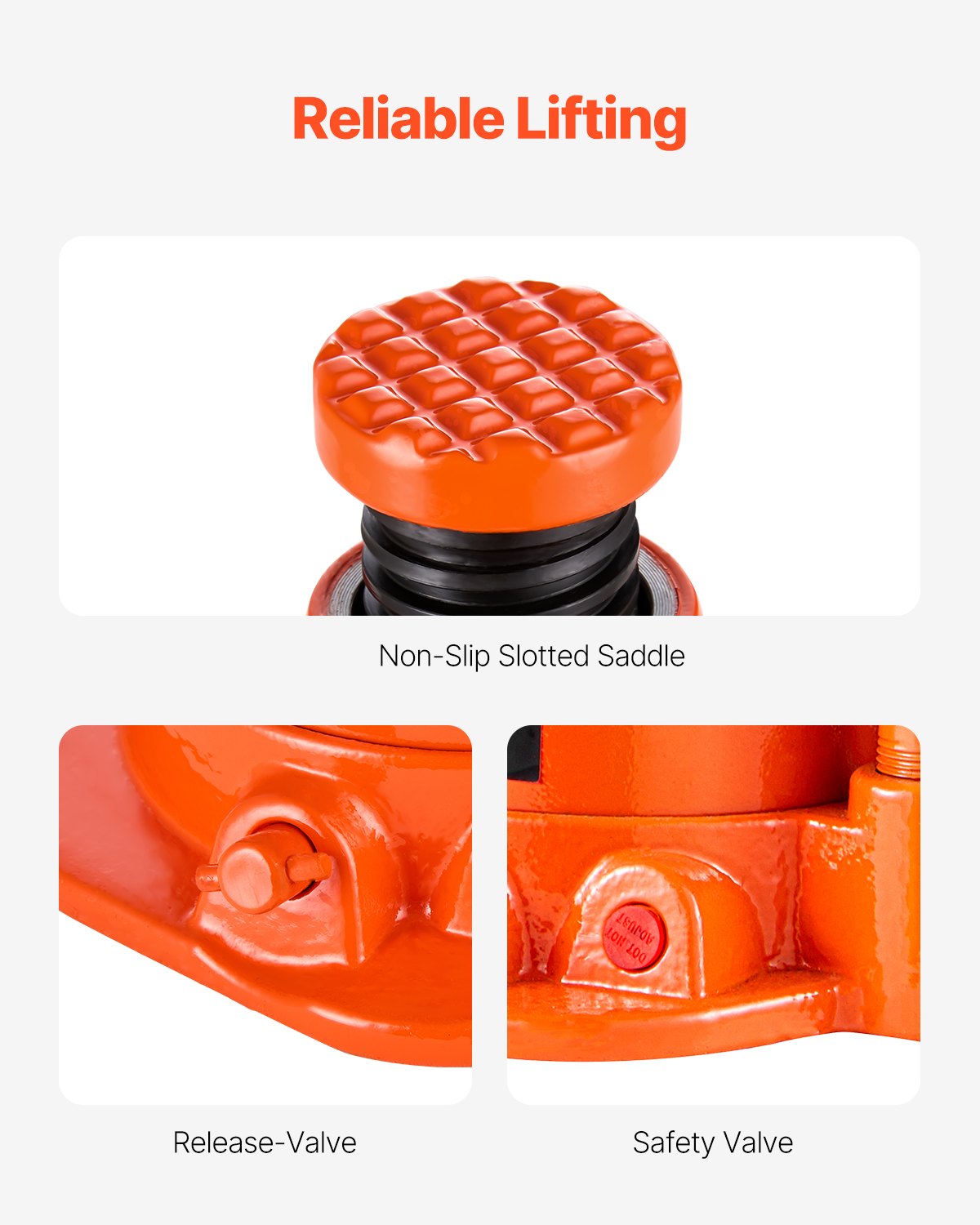 Hydraulischer Flaschenwagenheber, 20 Tonnen, manuell, hohe Hubhöhe, Autowerkstatt