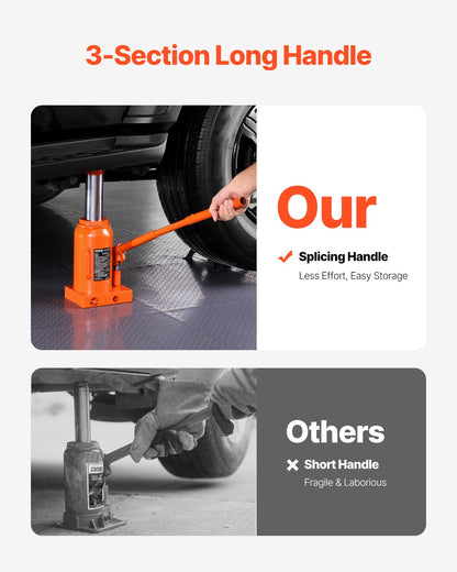 Hydraulischer Wagenheber, 30 Tonnen, manuell, hohe Hubhöhe, für Autowerkstatt