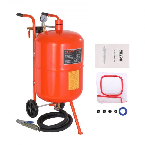 75.7 L Sandblaster 60-110 PSI High Pressure Sandblaster with 4 Nozzles | EU