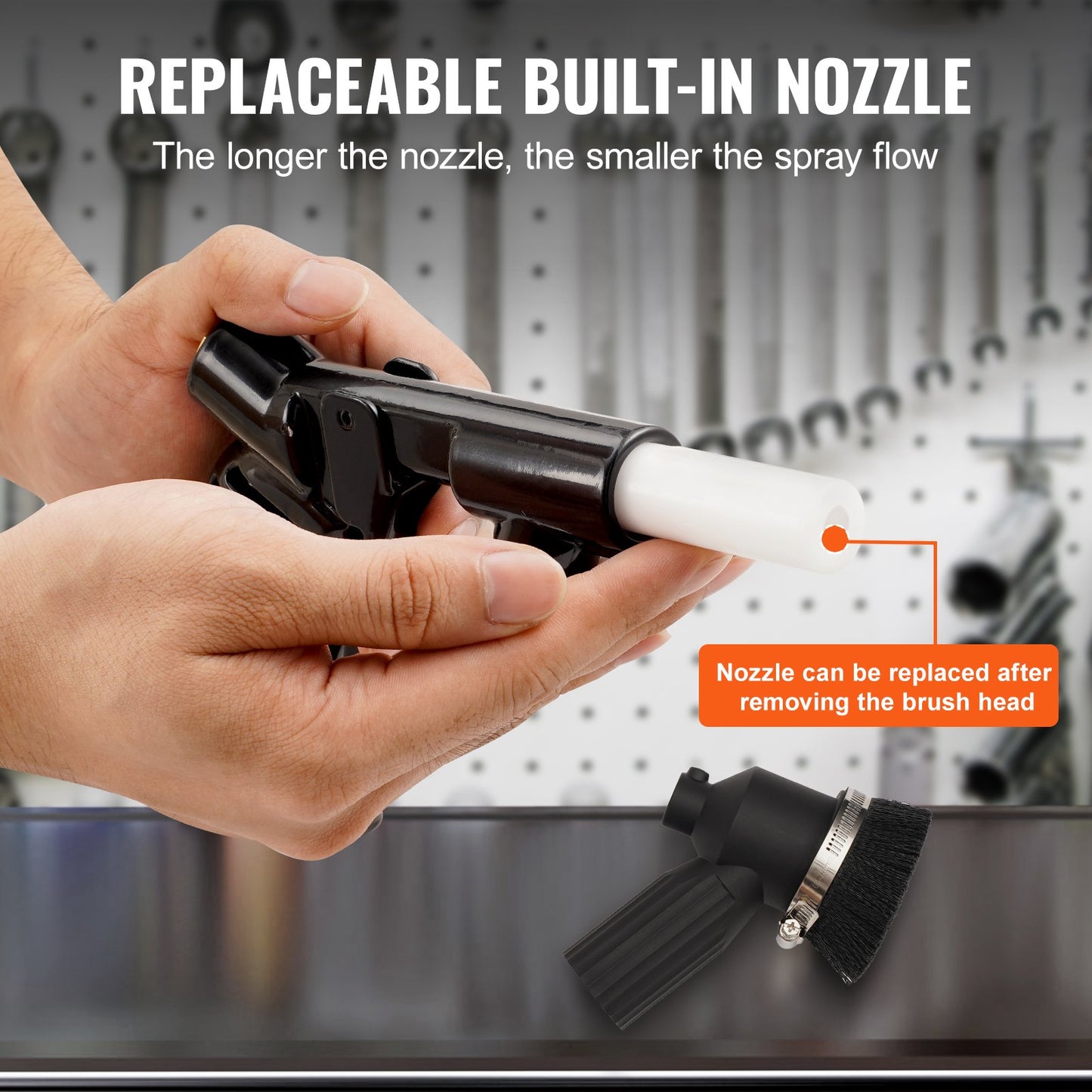 28 Gal Vakuum-Sandstrahler, staubfreier Sandstrahler mit 1200-W-Vakuumsystem