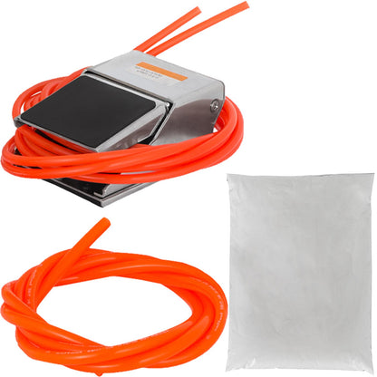 Dental Sandblaster 2 Pen + 2 Tankar Dental Lab Sandblaster med LED-ljus och fönstersandblåsare med stor vy med fotpedalkontroll