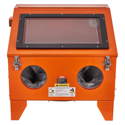 40 gallon sandblasting cabinet Benchtop cabinet with blasting gun 4 nozzle