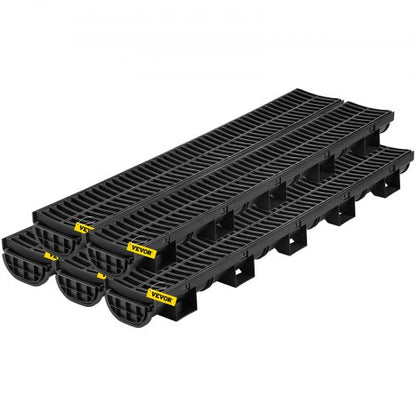 Driveway drainage channel, drainage kit for plastic grating - 5.8 | EU