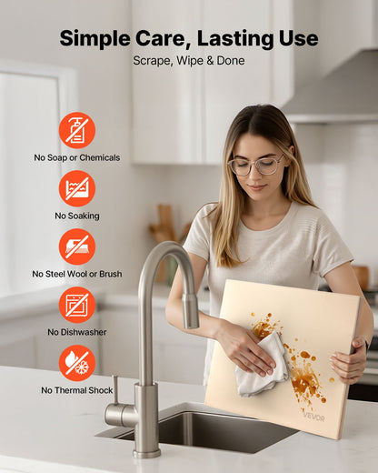 Pizza Stone, 15 x 12 in Rectangular Cordierite Pizza Stone, Extra Large Baking-Stone with Scraper, 0.6 in Thick Heat-Resistant Cordierite, for Kitchen Oven, Baking Bread & Pizzas, BBQ Grilling