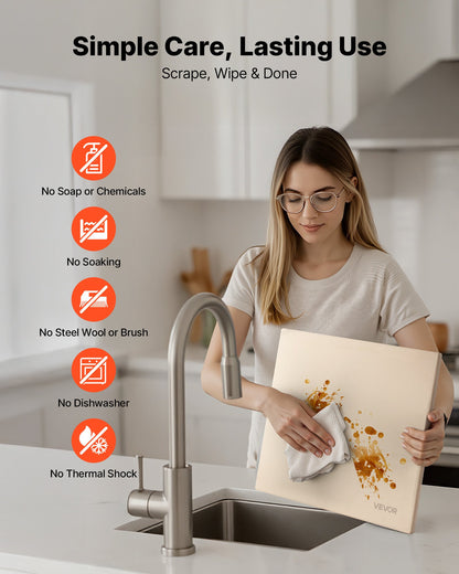 Pizza Stone, 16 x 14 x 0.6 Inch Rectangular Cordierite Pizza Stone, Large Baking-Stone with Scraper, 1450℉ Heat-Resistant Cordierite Cooking Stones for Kitchen Bake Oven, BBQ Grilling