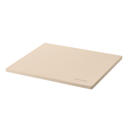Pizza Stone, 16 x 14 x 0.6 Inch Rectangular Cordierite Pizza Stone, Large Baking-Stone with Scraper, 1450℉ Heat-Resistant Cordierite Cooking Stones for Kitchen Bake Oven, BBQ Grilling
