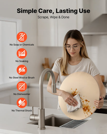 Pizza Stone, 16 in Round Pizza Stone, 0.67" Thick Extra Large Baking-Stone with Rack Stand, 1450℉ Heat-Resistant Cooking Stones, for Kitchen Oven, Baking Pizzas, BBQ Grill