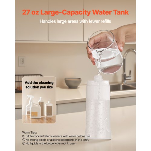 Sprühmopp, nachfüllbarer Wassertank, waschbares Mikrofaserpad für Holzböden | EU