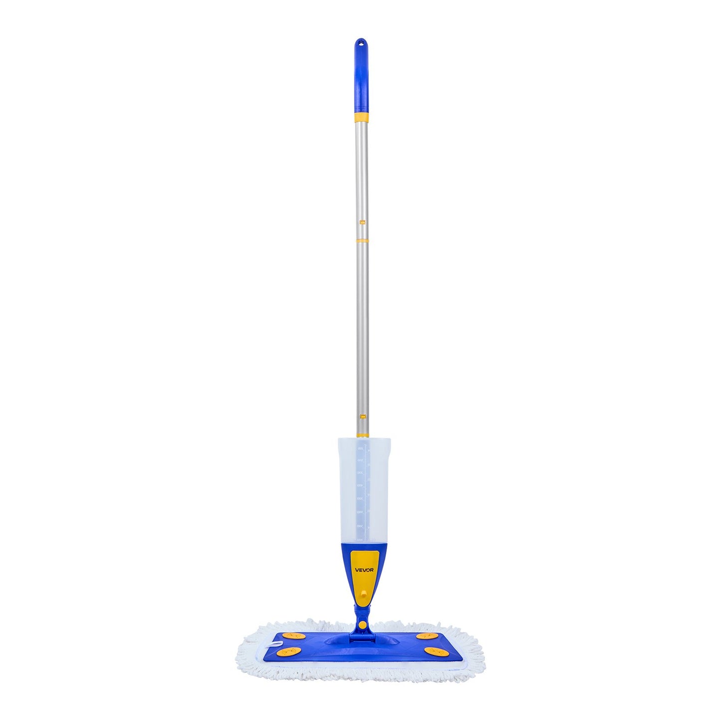 Spray Mop, with 3 Washable Pads for Dry and Wet Floor Cleaning and a 27oz Refillable Water Tank, Microfiber Dust Wet Mop & Twisted Cotton Dry Mop, Commercial Home Use for Tiles/Vinyl/Wood Floor