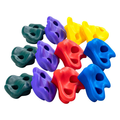 Ninja Tree Climbing Kit 12 Klettergriffe 6 Ratschengurte Kletterleiter