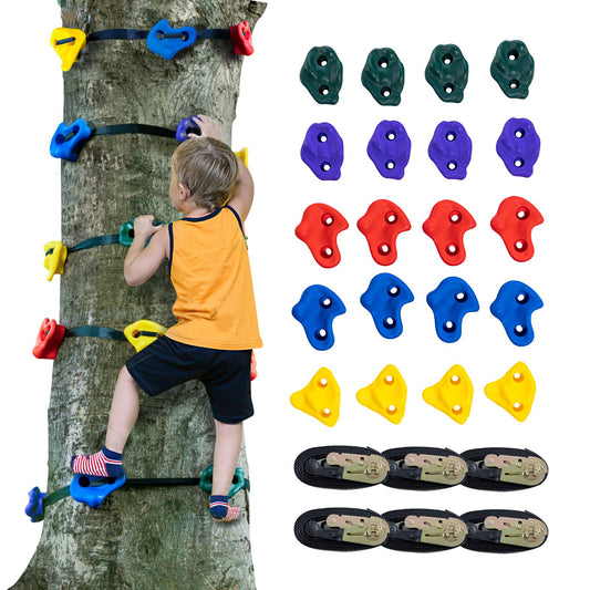 Ninja Tree Climbing Kit 20 Tree Climbing bietet Platz für 6 Outdoor-Gurte