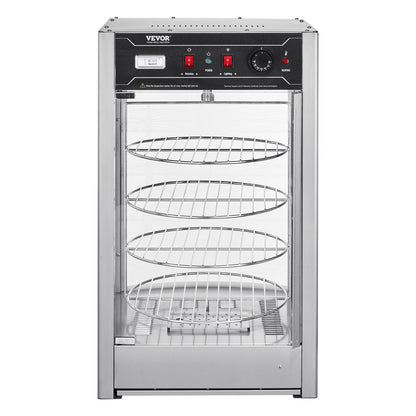 Food Warmer Display för 14" Pizza, 4-lagers kommersiell pizzavärmare elektrisk