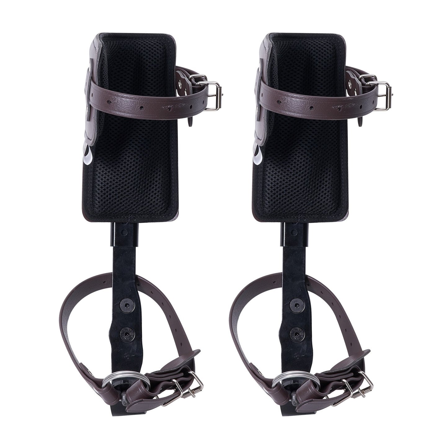 Baumkletterspikes, Klettersporne, legierter Stahl, Baumpflegerausrüstung, Braun