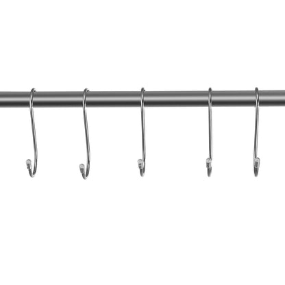 S Hooks 40 Pack, 3.4 Inch Metal S Shaped Hangers of 22.05 LBS Load Capacity, Heavy Duty Stainless Steel Hanging Hooks for Hanging Plants, Jeans, Clothes in Garden, Closet, Kitchen, Bathroom