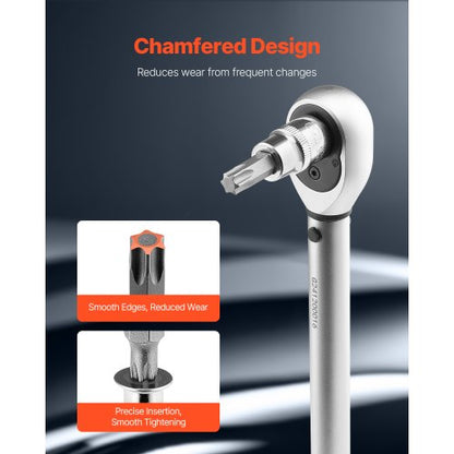 Bitsocket set 107-delad SAE och metrisk hex/torx/E-torx/manipulationssäker/extra lång |  EU