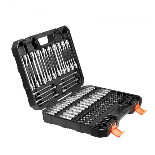 Bitsocket set 107-delad SAE och metrisk hex/torx/E-torx/manipulationssäker/extra lång |  EU
