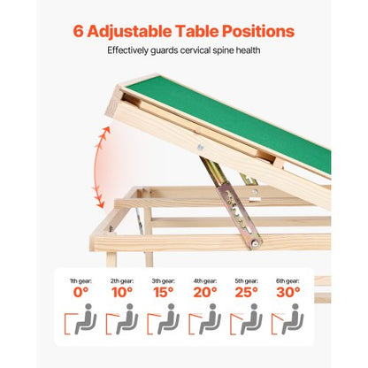 1500-bitars pusselbräde med fällbara ben, bärbart trästicksåg, 86x63cm