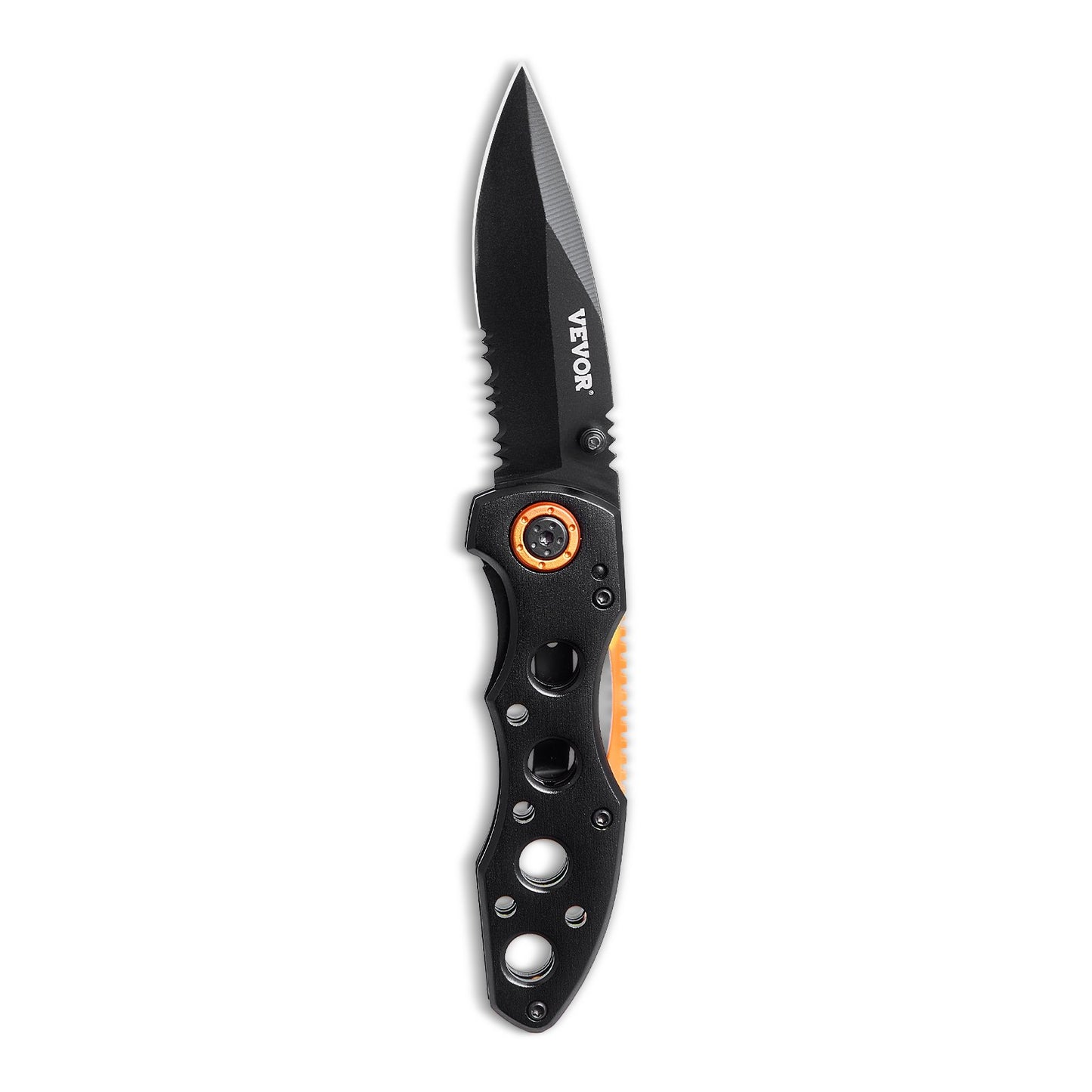 Folding Pocket Knife, 3 in/7.6 cm 7Cr17Mov Blade, Aluminum Handle Small EDC Knife with Pocket Clip, Sharp Camping Survival Hiking Knife, 2.8 oz/0.08 kg Easy to Carry for Men Women Self Defense