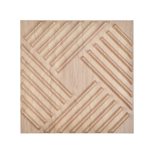 3D Wall Panels, 12-Pack 19.7 x 19.7 in PVC Modern Art Minimalist Salt Tiles, 32 Sq.Ft Coverage Accent Wall Panel, Interior Home Decor for Ceiling, Bedroom, Living & Gaming Room, Light Wood Color