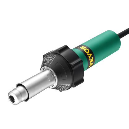 Hot Air Plastic Welder, 1600W Hot Air Torch Pistol, 122-1112℉ PVC TPO Vinyl Heat Gun Welding Torch, Plastic Roofing Welding Kit with 17 Accessories- Toolbox, Nozzle, Roller, Blades for PP/PE/PVC