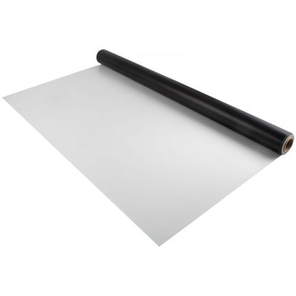 Dance Floor, 6.6x23ft Dance Floor Roll, 0.06in Thick PVC Vinyl Dance Floor, Black/White Reversible Portable Dance Floor, Non-Slip Dance Flooring, Ballet Dance Floor for Jazz, Pop, Lyrical Style