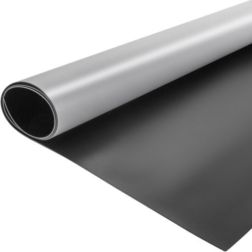 Dance Floor Roll Portable, 6.6x15.7ft Practice Dance Floor,1.5mm Thickness PVC Dance Flooring Grey/Black Roll Out Dance Floor Non-Slide & Wearproof Dance Floor Easy Cleaning for Ballet