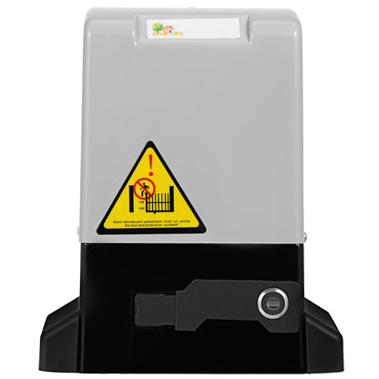 Automatischer Toröffner 1300lbs, mit Infrarot-Sicherheits-Fotozellensensor mit 2 Fernbedienungen, Bewegungsgeschwindigkeit des Schiebetoröffners 39 Fuß pro Minute