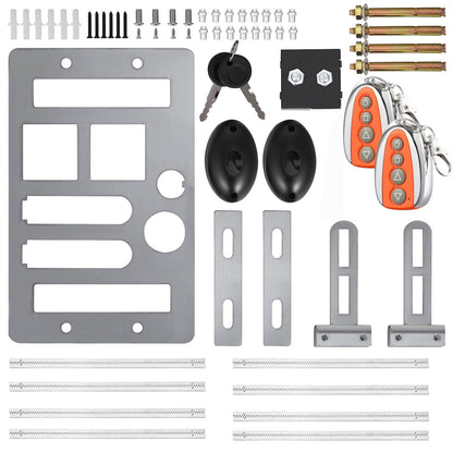 Automatischer Toröffner 1300lbs, mit Infrarot-Sicherheits-Fotozellensensor mit 2 Fernbedienungen, Bewegungsgeschwindigkeit des Schiebetoröffners 39 Fuß pro Minute