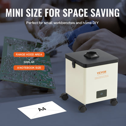 100W Lötrauchabsaugung 3-Stufenfilter 240 m³/h Starke Saugleistung