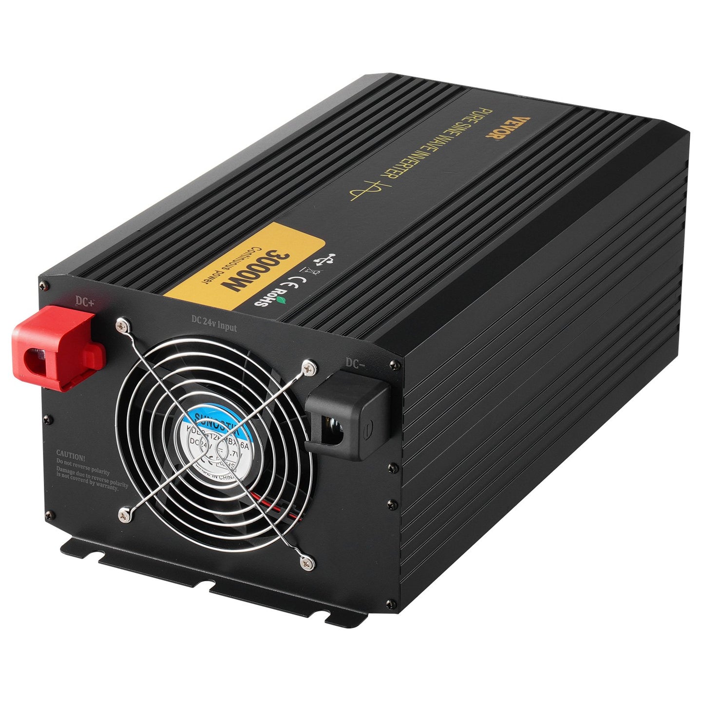 Pure Sine Wave Inverter Power Inverter 3000W DC24V till AC230V Inverter LCD