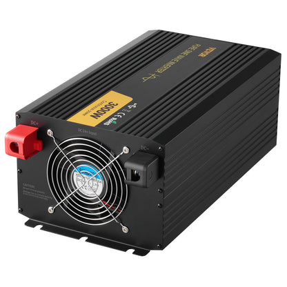 Pure Sine Wave Inverter Power Inverter 3000W DC24V till AC230V Inverter LCD