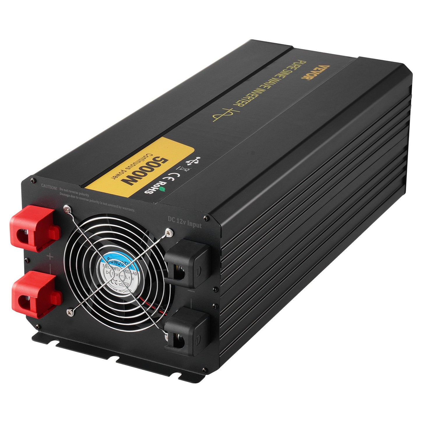 Pure Sine Wave Inverter Power Inverter 5000W DC12V till AC230V Inverter LCD