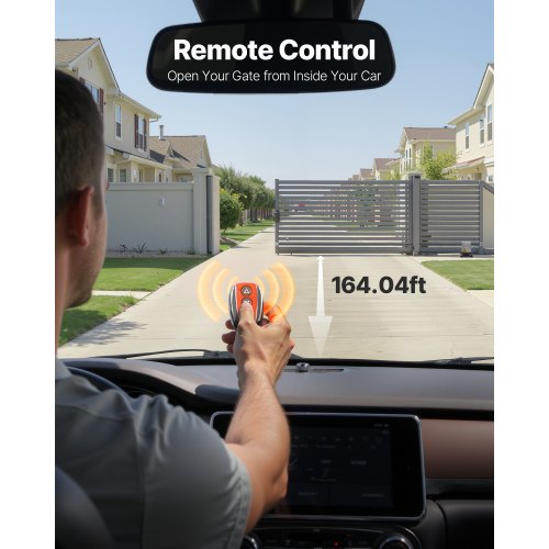 400W elektrischer Schiebetorantrieb 900kg Zahnradschiene Infrarotsensor