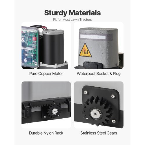 280W Solar Toröffner 740kg Elektrischer Toröffner mit Schalterschiene 2 Fernbedienungen