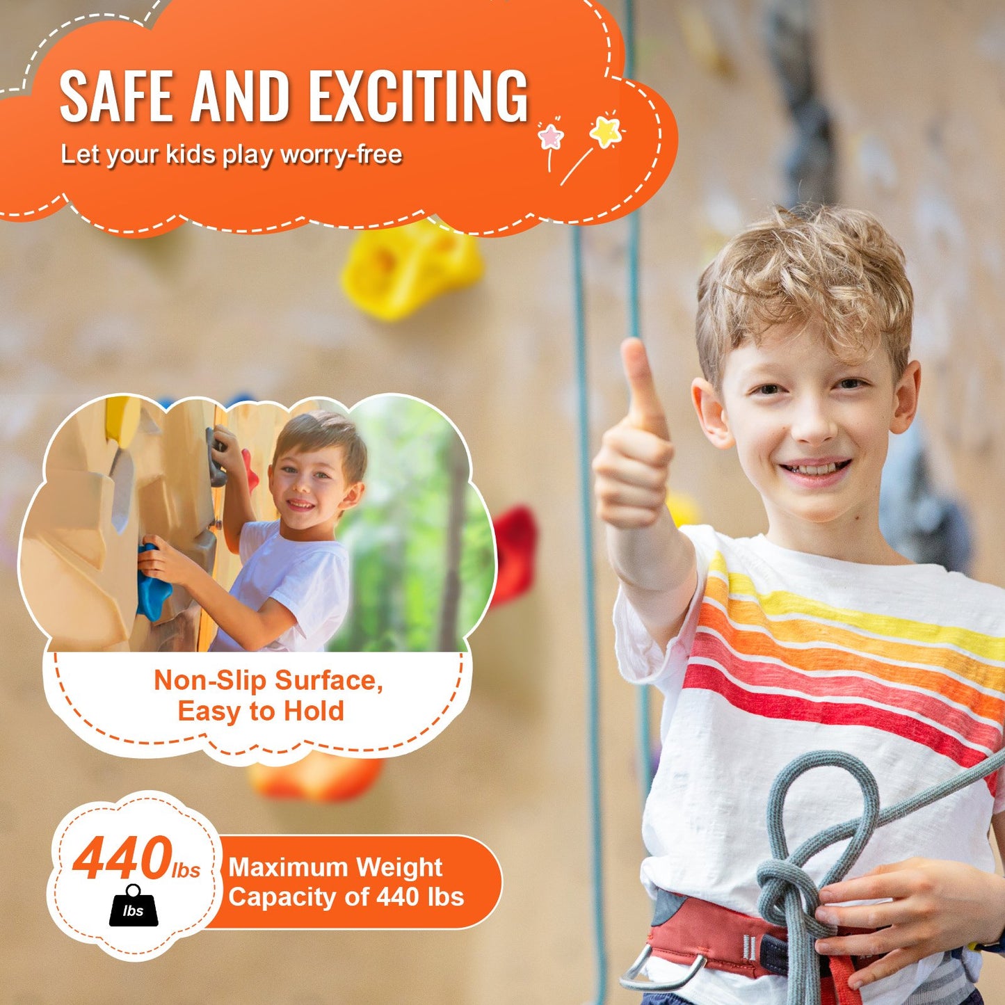 25 Klettergriffe Kletterfelsen Felswandgriffe Griffe Indoor/Outdoor