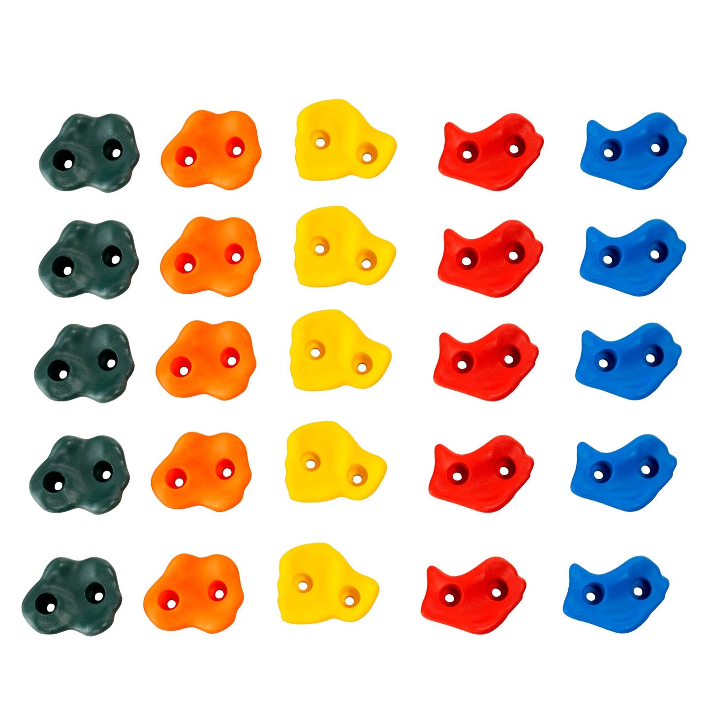 25 Klettergriffe Kletterfelsen Felswandgriffe Griffe Indoor/Outdoor