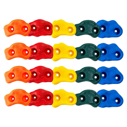 25 Klettergriffe Kletterfelsen mit geknoteten Seilgriffen Hardware