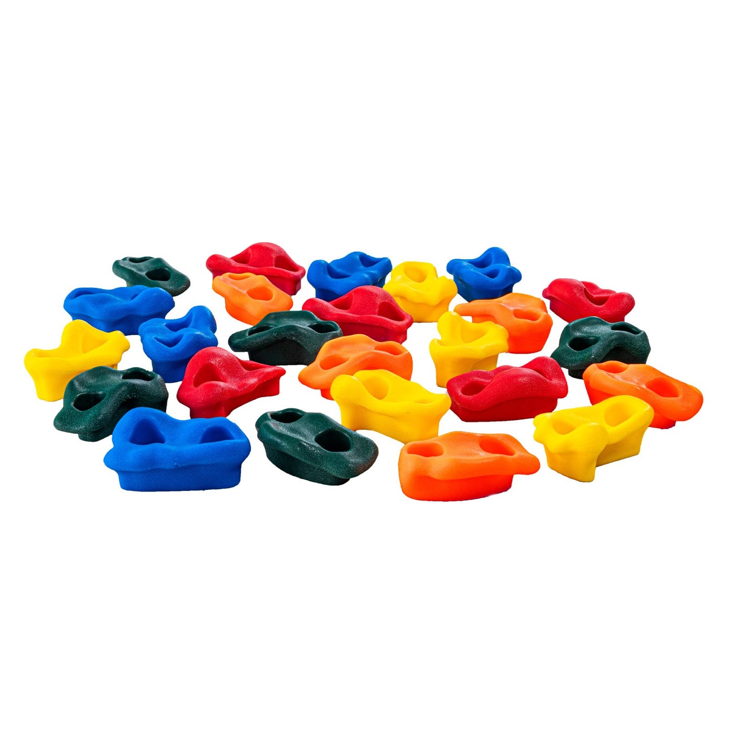 25 Klettergriffe Kletterfelsen mit geknoteten Seilgriffen Hardware