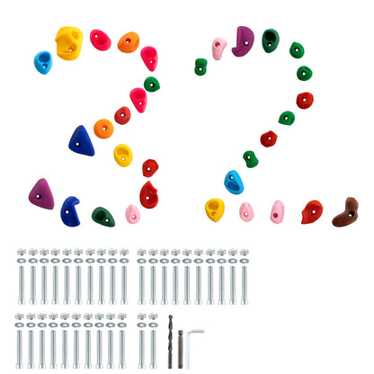 32 Klettergriffe Kletterfelsen Felswandgriffe Griffe Indoor/Outdoor