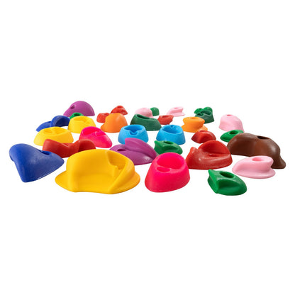 32 Klettergriffe Kletterfelsen Felswandgriffe Griffe Indoor/Outdoor