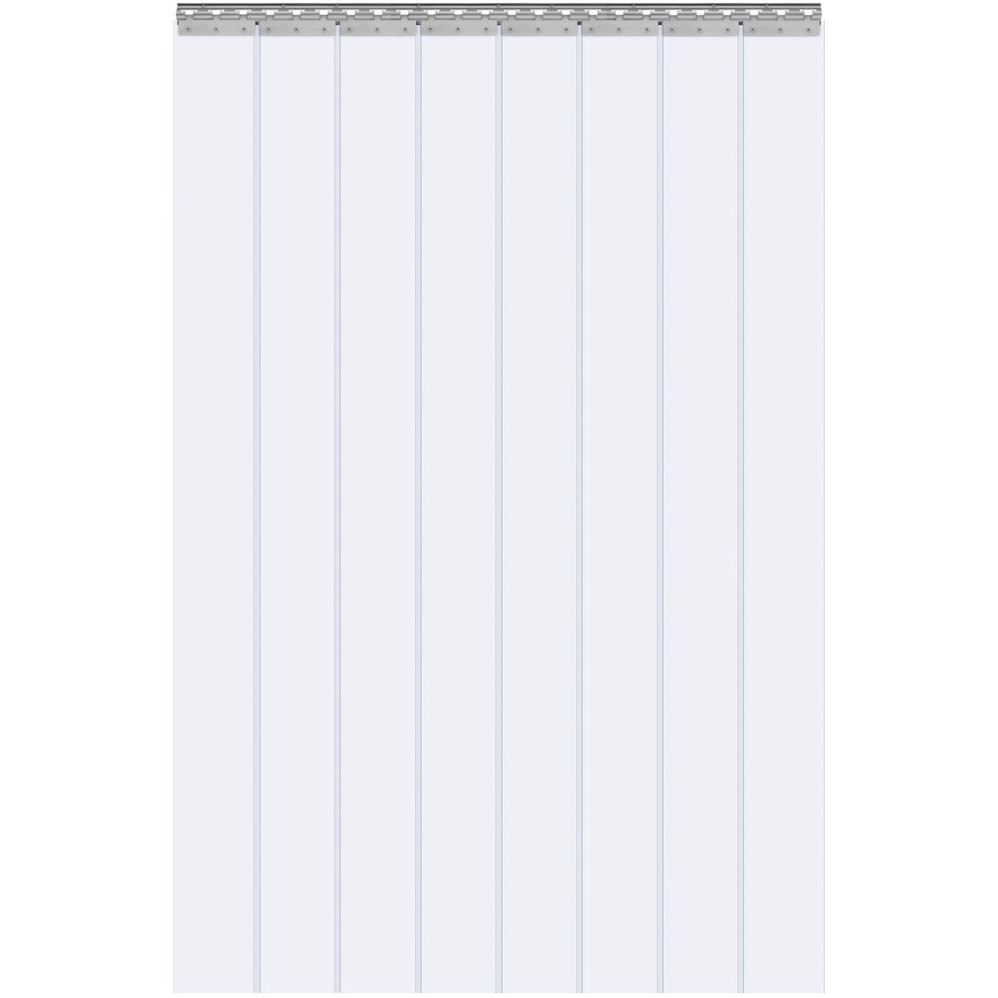 Strip Gardin PVC Dörr Gardin 48" x 96" Cooler Frys Klar Plast