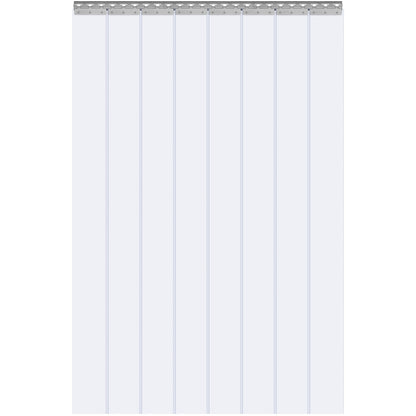 Strip Gardin PVC Dörr Gardin 48" x 96" Cooler Frys Klar Plast