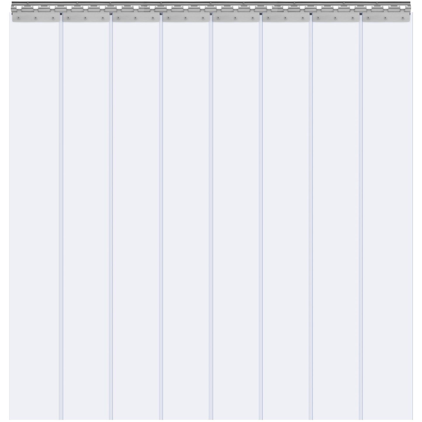 Strip Gardin PVC Dörr Gardin 48" x 84" Cooler Frys Klar Plast