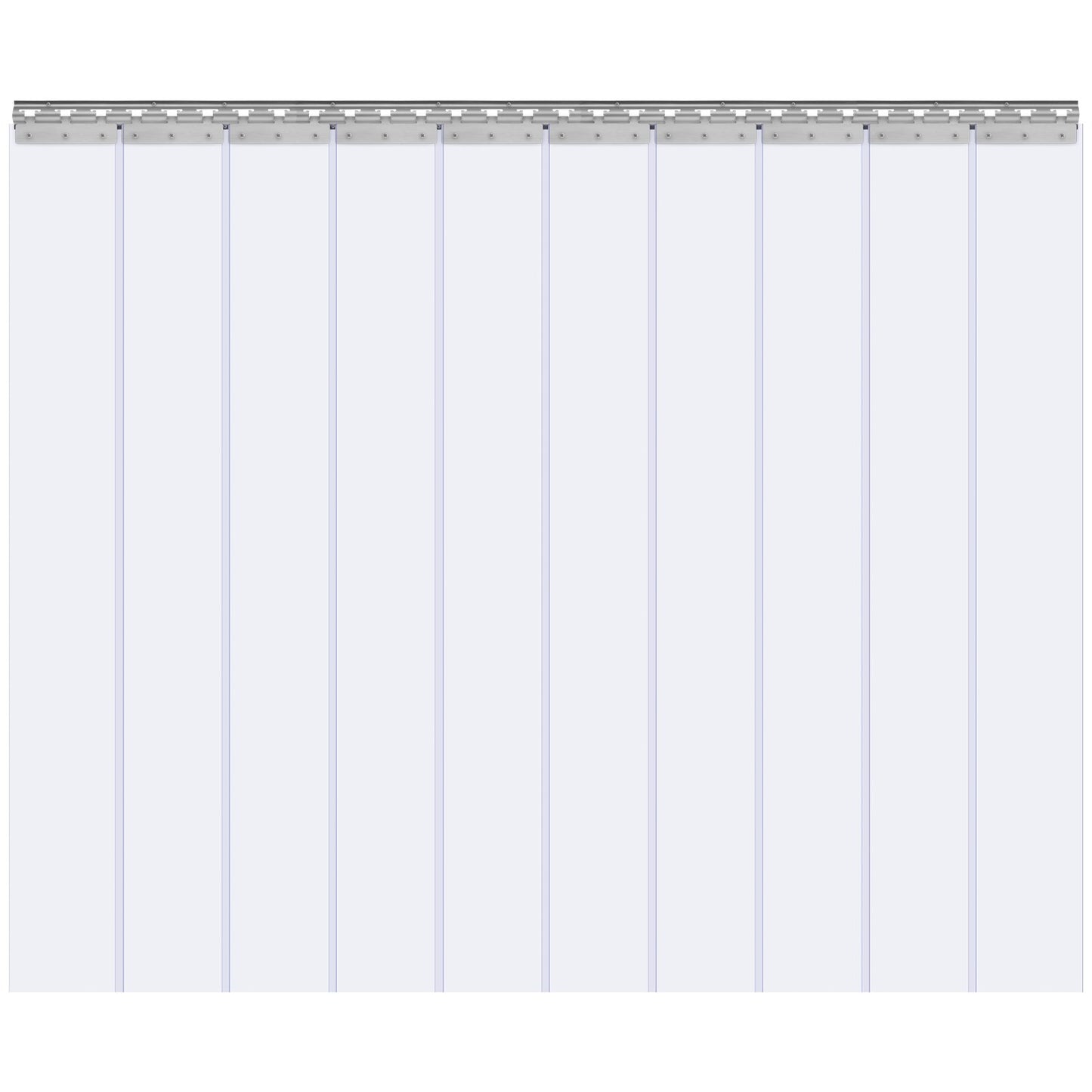 Strip Gardin PVC Dörr Gardin 60" x 84" Cooler Frys Klar Plast