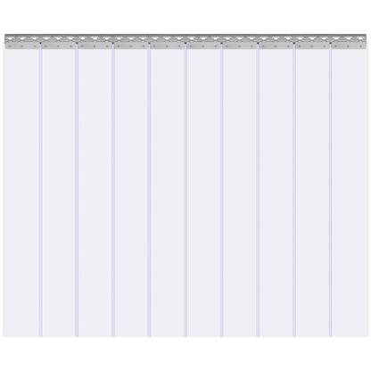 Strip Gardin PVC Dörr Gardin 60" x 84" Cooler Frys Klar Plast