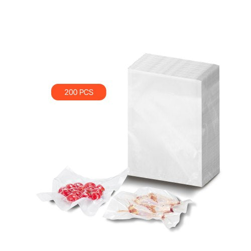 Vacuum Sealer Bags, 200 PCS 8 x 12 Inch Durable Seal Bags, Non-BPA Food Grade Seal A Meal Freezer Bags, Vac Sealing Bag for Food Saver, Ideal Food Storage Vacuum Bags for Meal Prep or Sous Vide