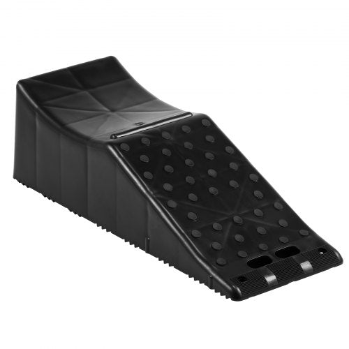 KFFKFF Vehicle Ramp, Single Unit Auto Service Ramp, 20000 lbs/9 ton Load Limit, 5.5" Elevation Auto Ramp, Robust Tire Ramp for Routine Car Care and Vehicle Upkeep