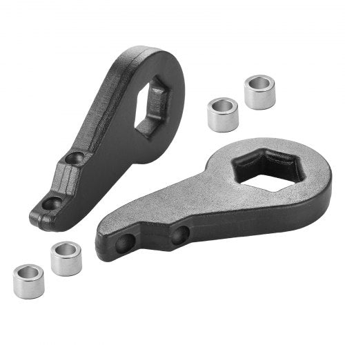 2 Inch Torsion Bar Keys for 2020-2024 Chevy/GMC 2500/3500HD, Front Leveling Lift Kit Heavy-Duty Steel Suspension Level Kit with 4 Bushings, Chassis Leveling Kit Compatible with Chevy and GMC